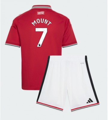 Manchester United Mason Mount #7 Hjemmebanetrøje Børn 2026-27 Kortærmet (+ Korte bukser)